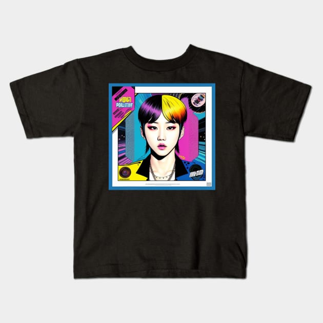 K Pop Song Music Lover Gift Kids T-Shirt by musicgeniusart